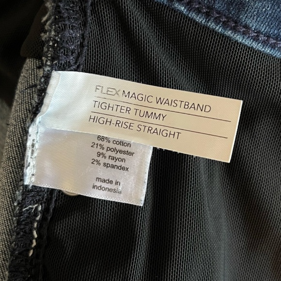 Lane Bryant - Tighter Tummy Fit High-Rise Straight Blue Jean - 18 Short Petite - Picture 7 of 8